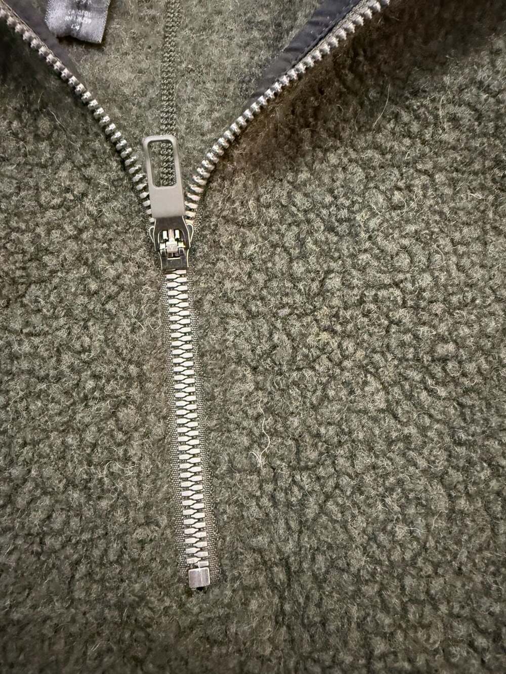 Lululemon Sherpa Fleece Half-Zip Pullover Olive Green Size XL - Picture 3 of 4